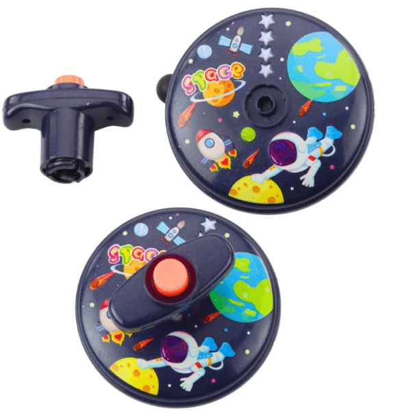 Kolorowy Świecący Dysk Kosmos Ufo Kręcący Bączek Spinning Top