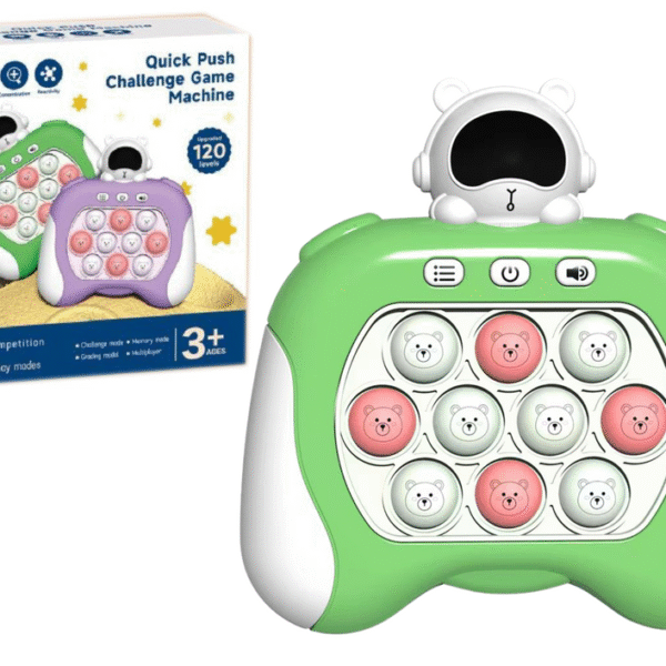 Gra Sensoryczna Kosmos Pop It Na Baterie Światła Dźwięki Zielony