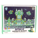 Klocki Magnetyczne Kosmos Stacja Kosmiczna 4D 108el - obrazek 3