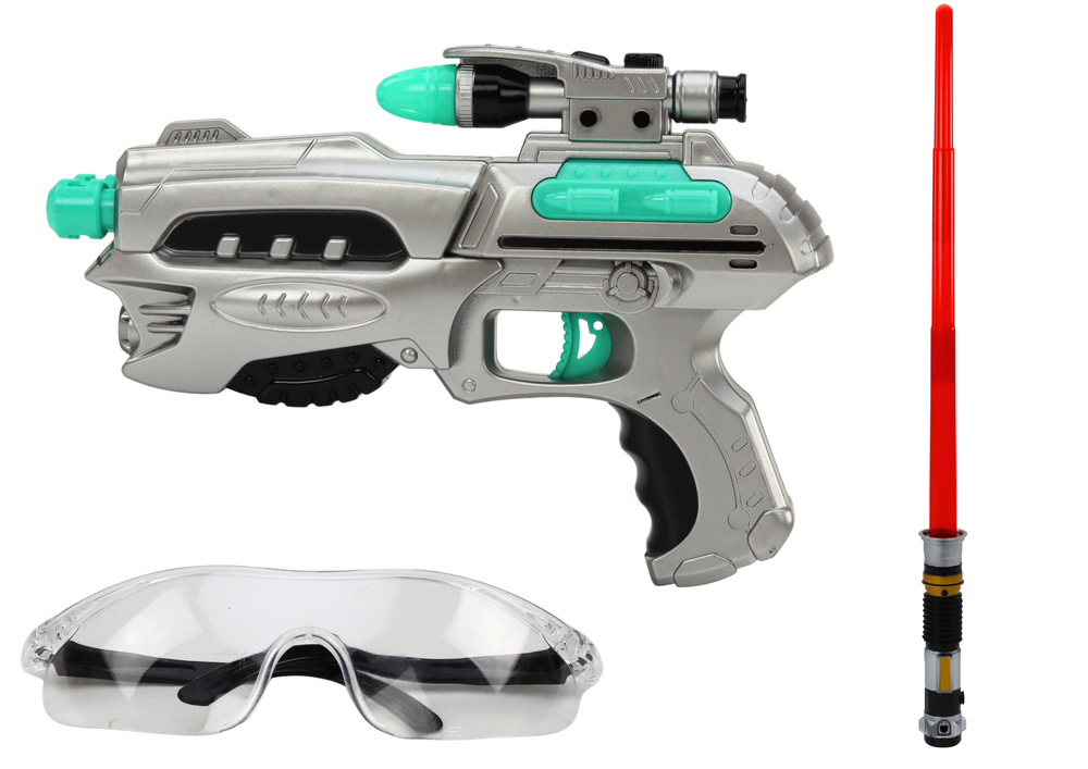 pol_pl_Zestaw-Kosmiczny-Miecz-Swietlny-Pistolet-Okulary-Ochronne-7846_2 Zestaw Kosmiczny Miecz Świetlny Pistolet Okulary Ochronne - obrazek 2