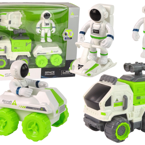Zestaw Pojazd Kosmiczny Kosmonauta Kosmos